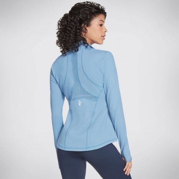 New SKECHERS Gowalk Mesh-Back Zippered Jacket - Picture 2 of 4